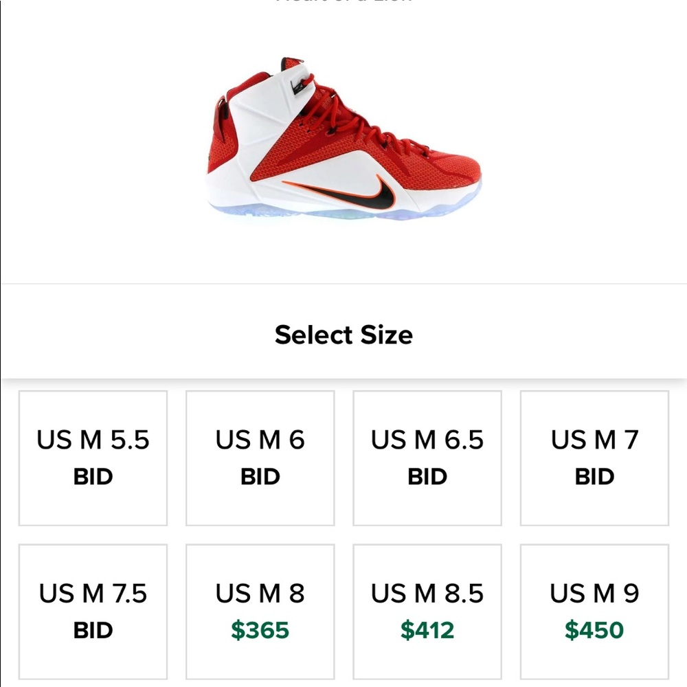 Nike Lebron 12 Heart Of A Lion - Picture 6 of 6